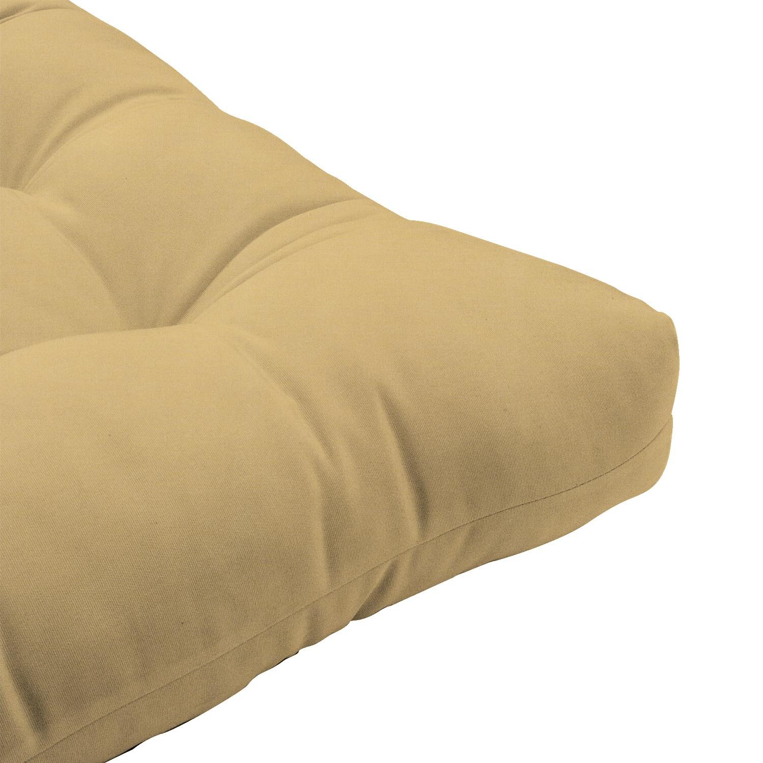 Sunbrella Canvas Wheat Long Outdoor Replacement Chaise Lounge Cushion By UltimatePatio.com - Corner Detail thumbnail