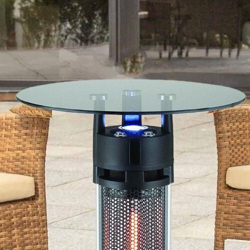 EnerG+ 1400W Single Element Electric Infrared Bistro Table Patio Heater Table - Close-Up thumbnail