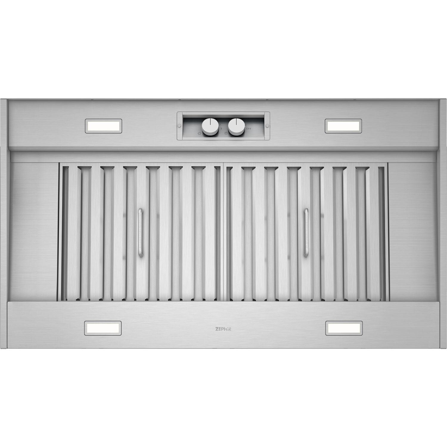 Zephyr AK9840BS 42-Inch Spruce Outdoor Wall Hood Insert - Vent View - White Background thumbnail