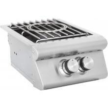 Blaze Built-In Propane High Performance Power Burner W/ Wok Ring & Stainless Steel Lid - BLZ-PB-LP