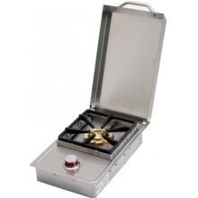 Cal Flame Drop-In Standard Single Natural Gas Side Burner (Ships As Propane With Conversion Fittings) - BBQ08852N