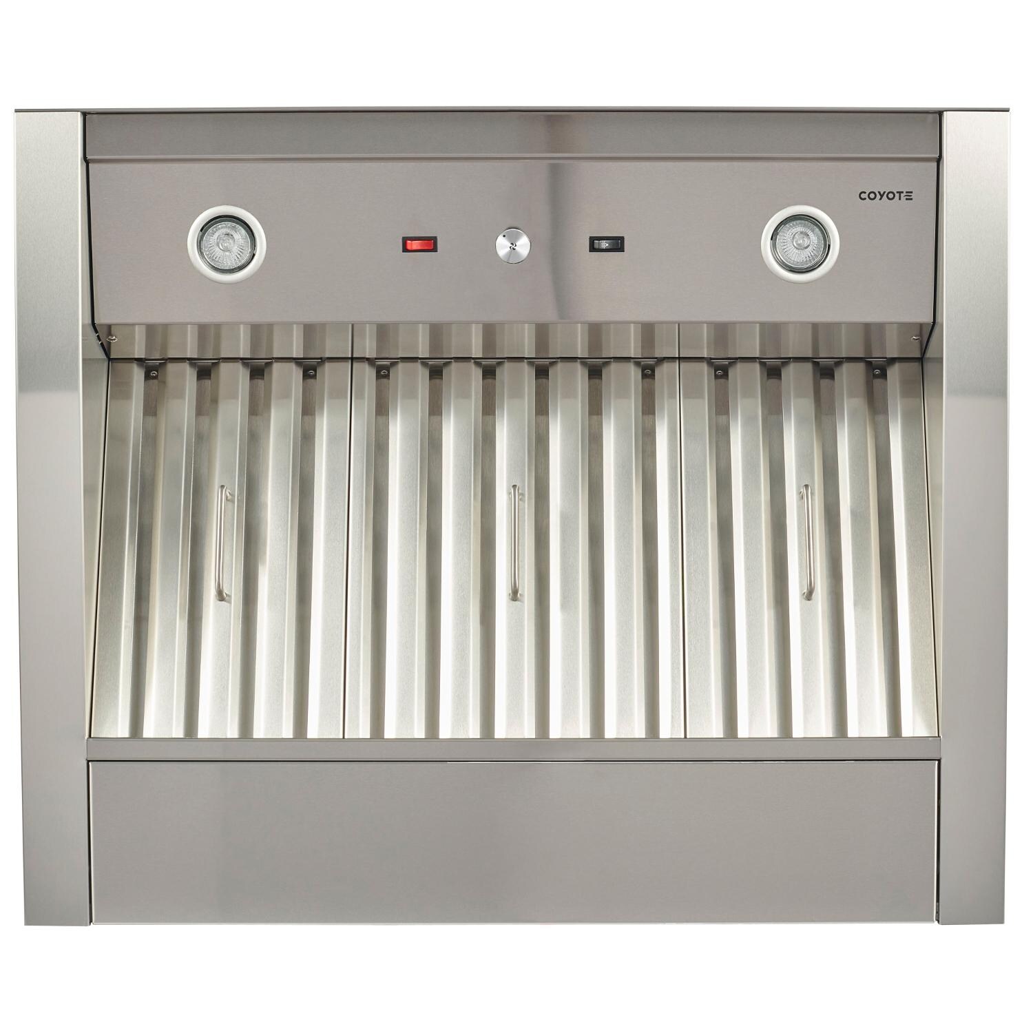 Coyote C1LINER36 | 36-Inch Outdoor Vent Hood - Baffle Filters thumbnail