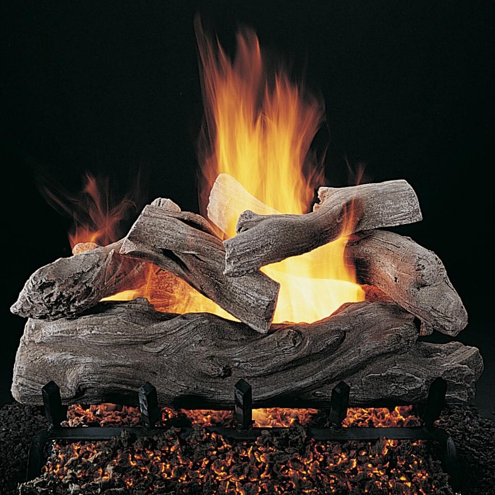 Rasmussen 15Inch Manzanita Gas Log Set With Vented Propane Flaming