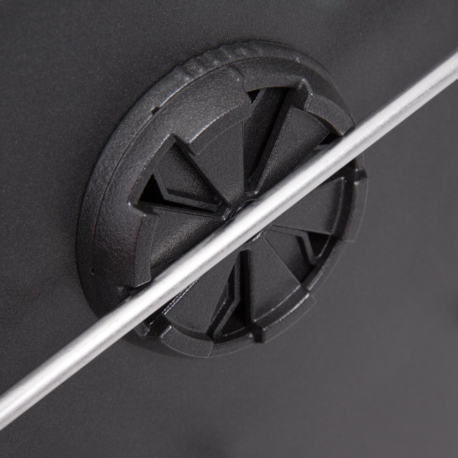 Broil King 28-Inch Smoke Vertical Charcoal Smoker - Adjustable Roto-Draft Damper