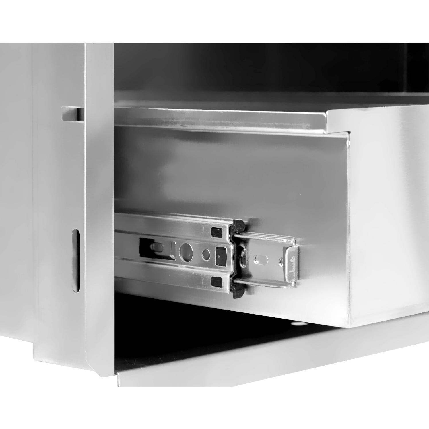BBQGuys.com Sonoma Series Enclosed Cabinet Storage - Commercial Grade Drawer Guides thumbnail