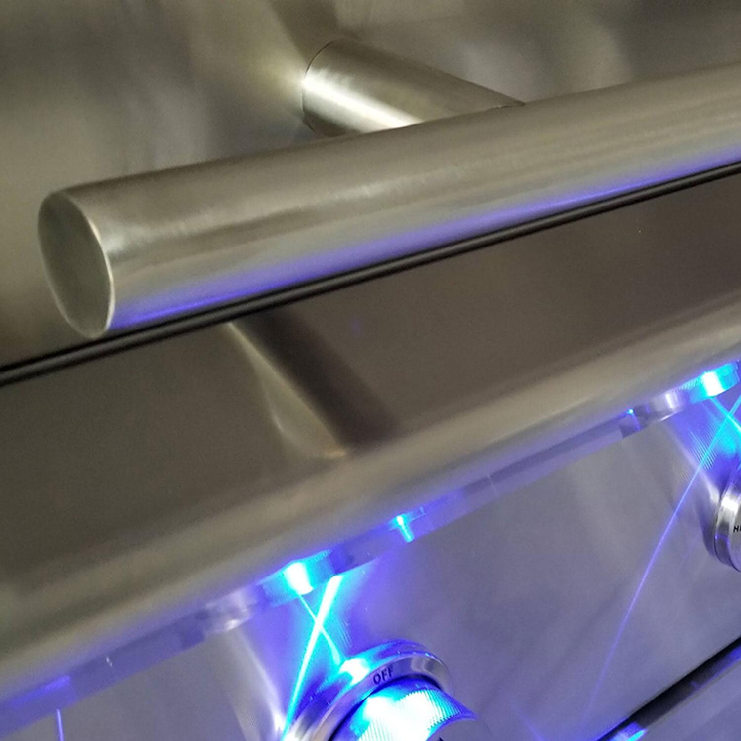 XO Appliance Pro-Grade 42-in 4 Burner Propane Grill w/ Rotisserie Burner - Grill Handle - Detail thumbnail