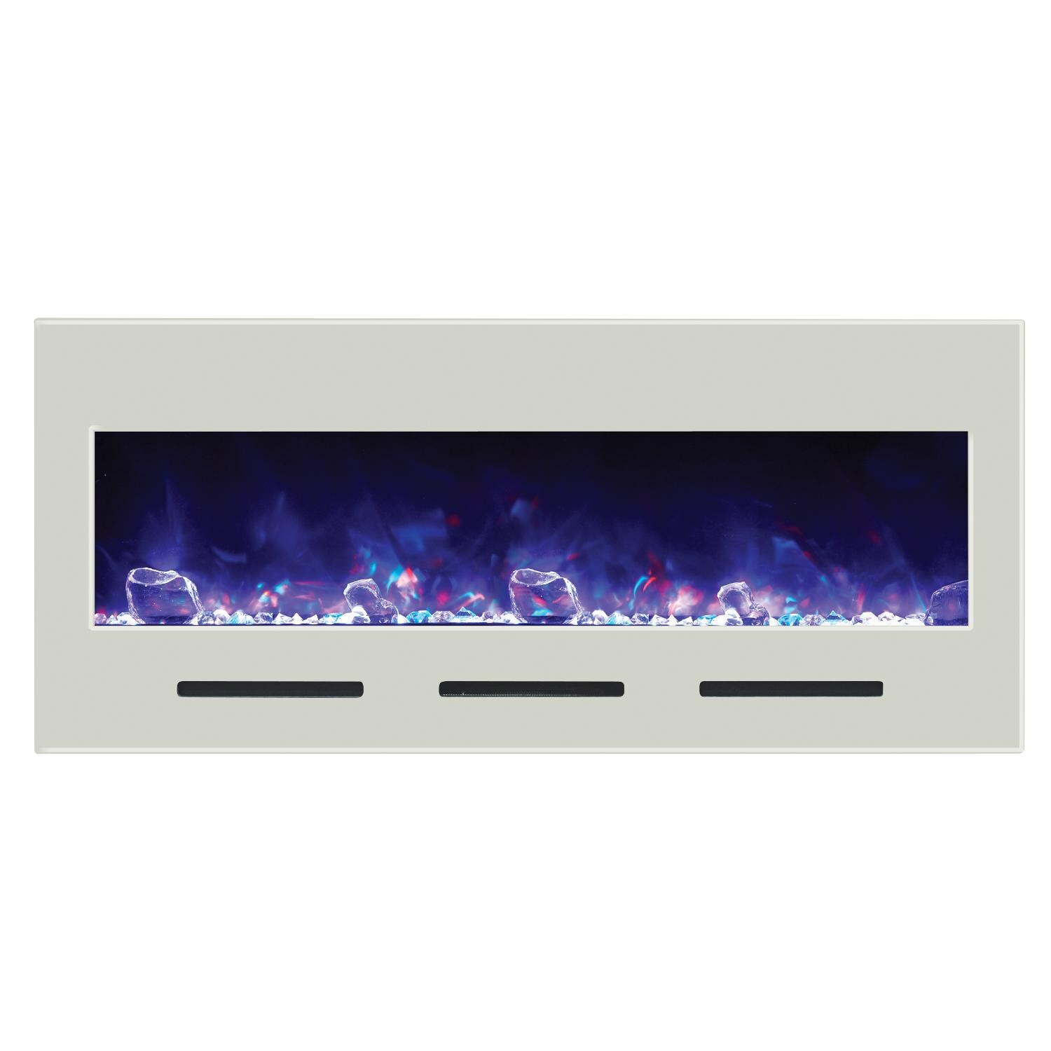 Amantii Wall Mount/Flush Mount Electric Fireplace - Purple thumbnail