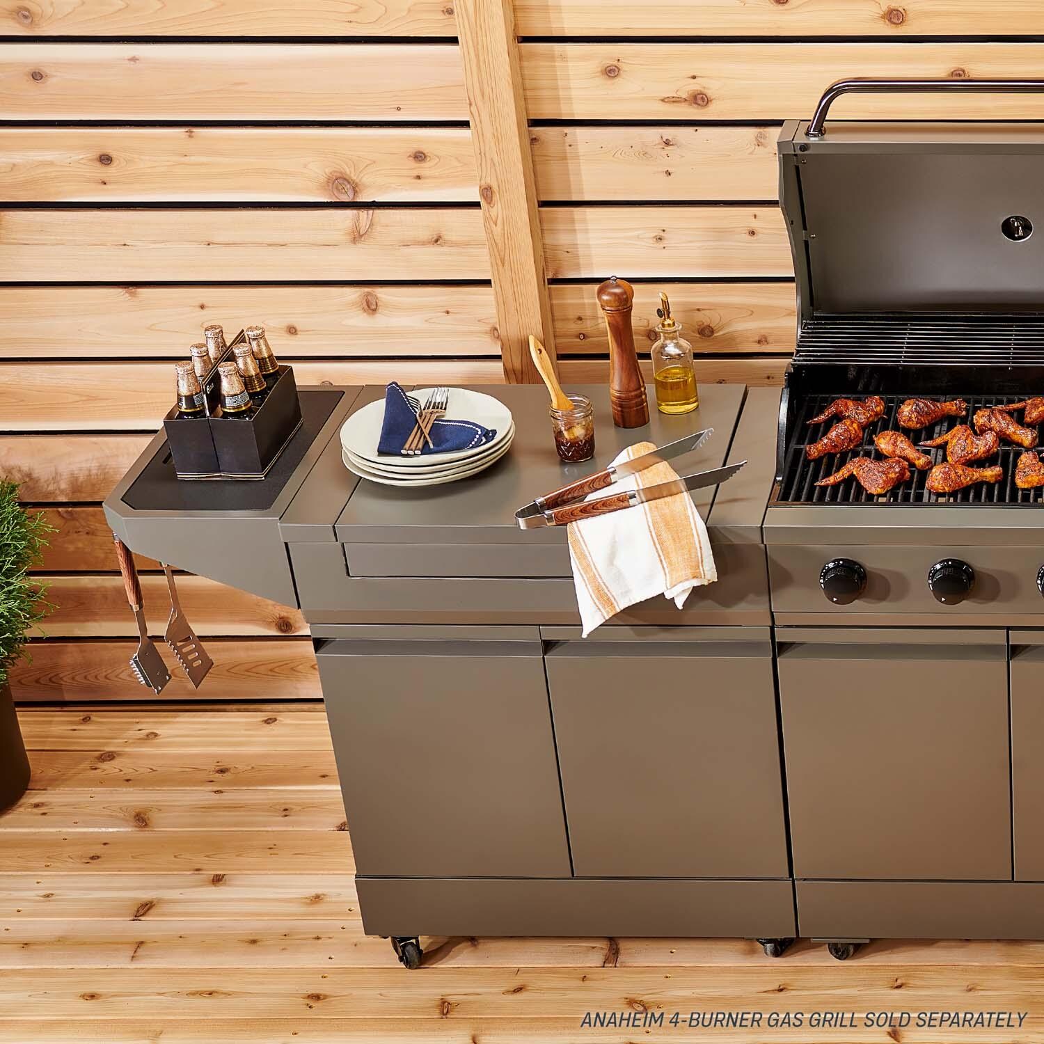 TYTUS TDT-GHS-XLCT Emberwood Prep Cart - Shown in Modular System - Lifestyle thumbnail