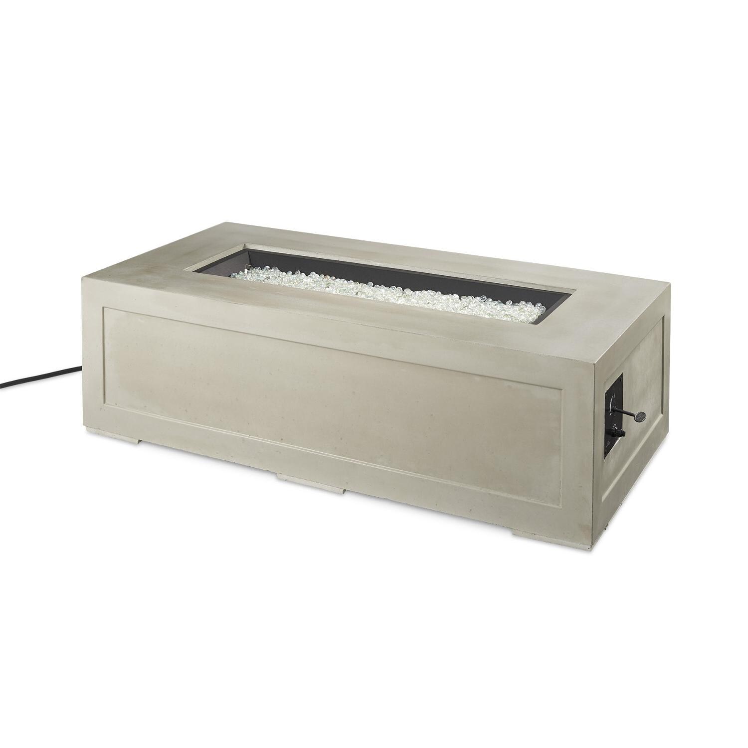 The Outdoor GreatRoom Company Cove Linear Gas Fire Pit Table - No Flame thumbnail