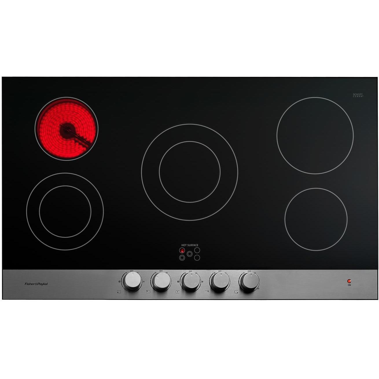 Fisher Paykel CE365DBX1 36-Inch 5-Burner Electric Cooktop thumbnail