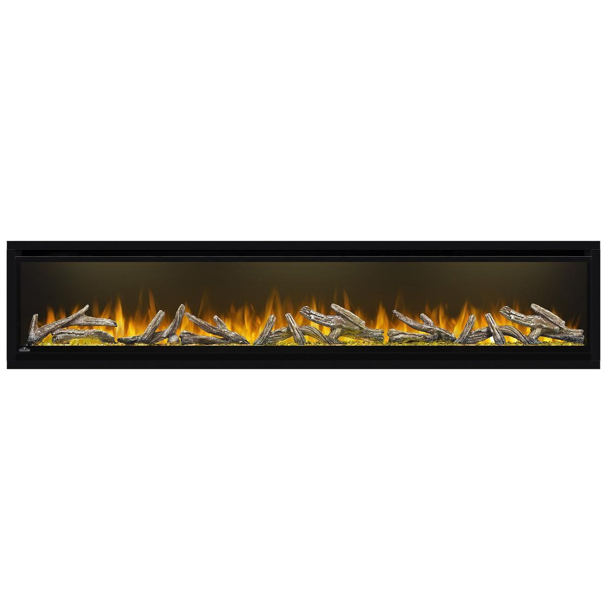 Napoleon NEFL74CHD 74-Inch Alluravision Deep Wall Mount Electric Fireplace - Logs - Yellow Embers - Orange Flames thumbnail