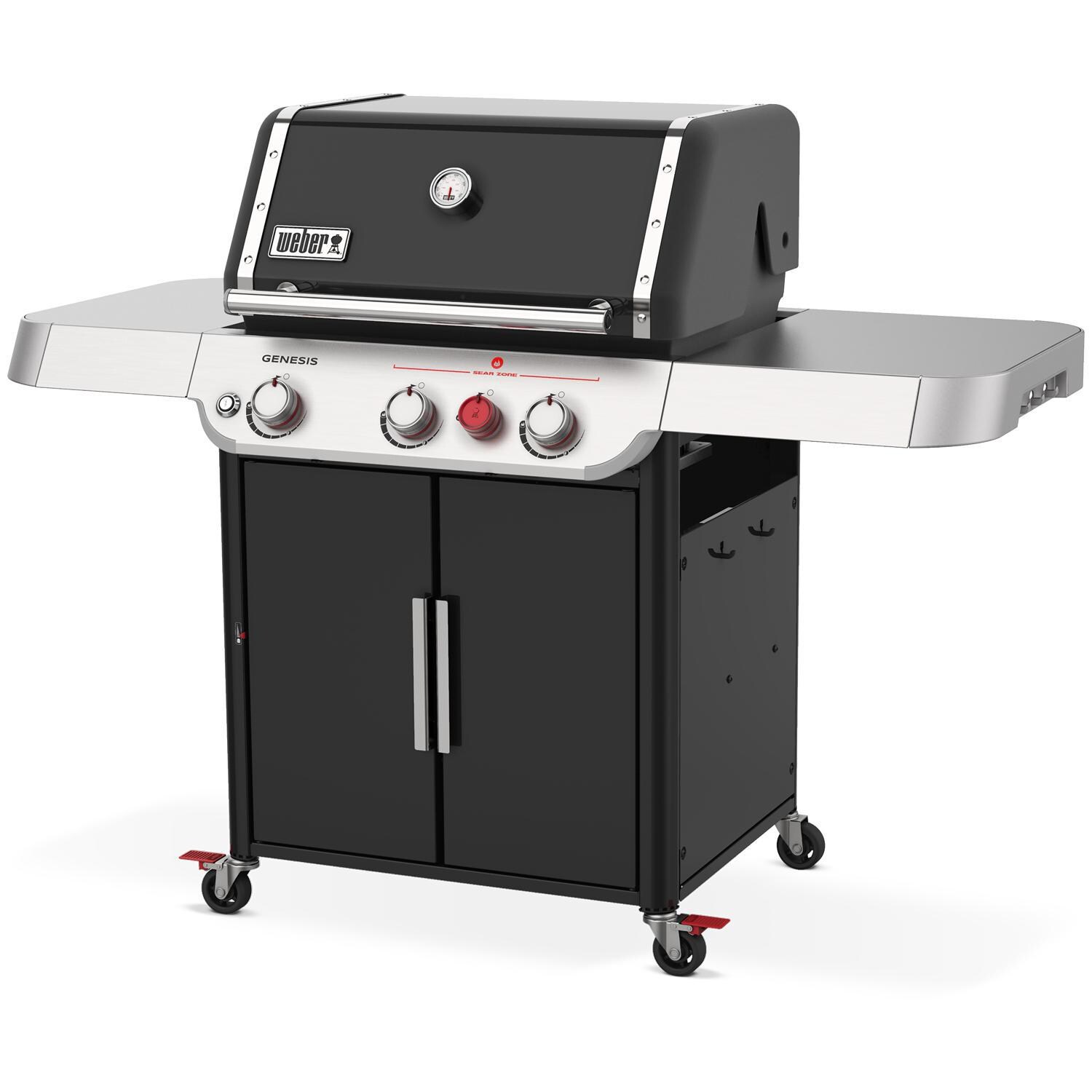 Weber GENESIS 35313301 SP-E-325s Special Edition Propane Gas Grill with Sear Burner - Black - Right-Side Angled View thumbnail