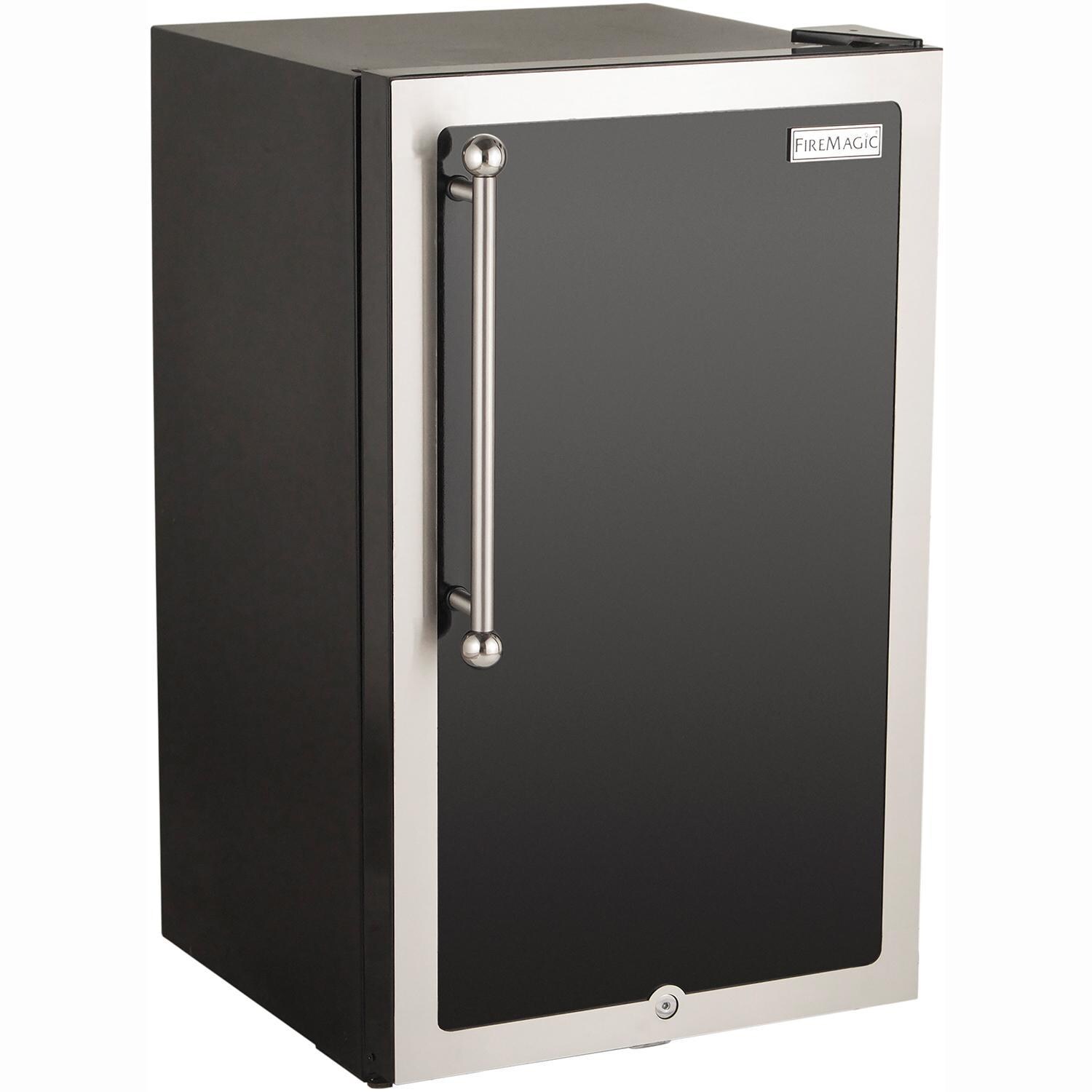 Fire Magic 20-Inch 4.0 Cu. Ft. Echelon Black Diamond Right Hinge Compact Refrigerator - Black - 3598H-DR thumbnail
