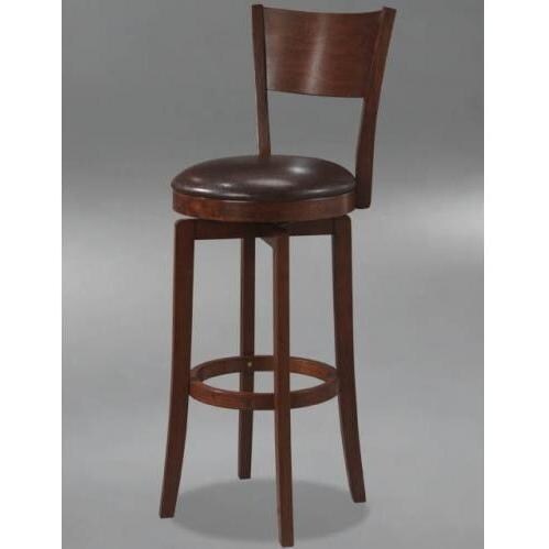 Hillsdale Archer 30 Inch Swivel Bar Stool - Brown Finish