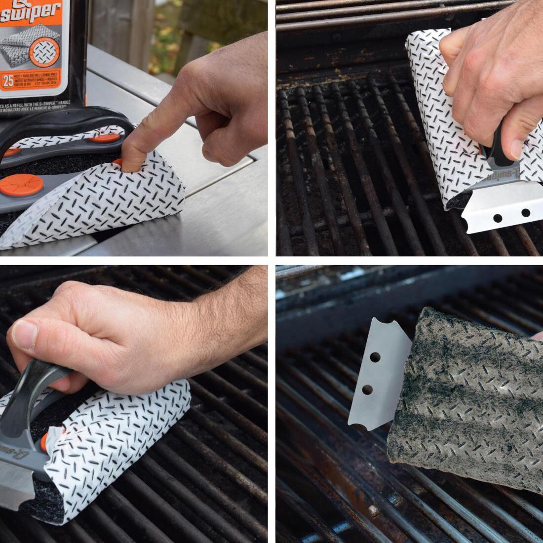 Proud Grill Company 1801C Q-Swiper Grill Cleaner Set - How to Use - Detail thumbnail