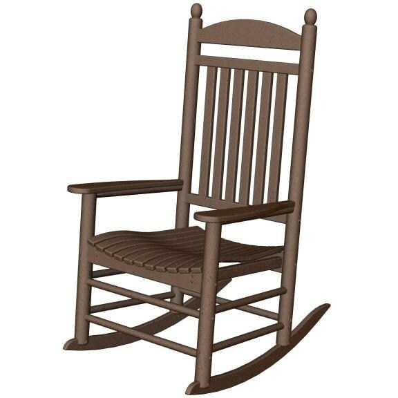 Poly-Wood Recycled Plastic Wood Jefferson Rocking Chair : BBQGuys
