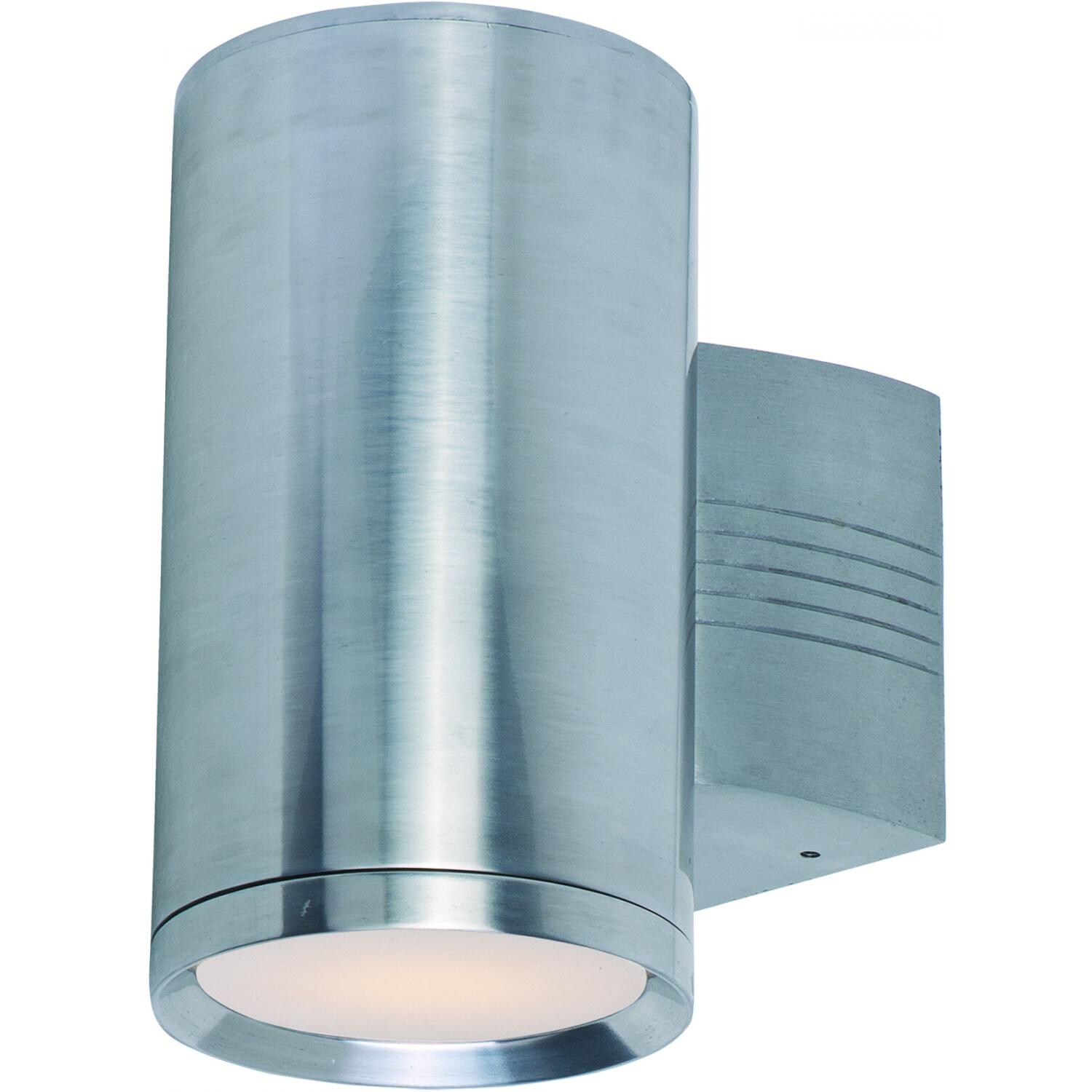 Maxim Lightray One Light 9-Inch LED Outdoor Wall Light - Brushed Aluminum - 86101AL