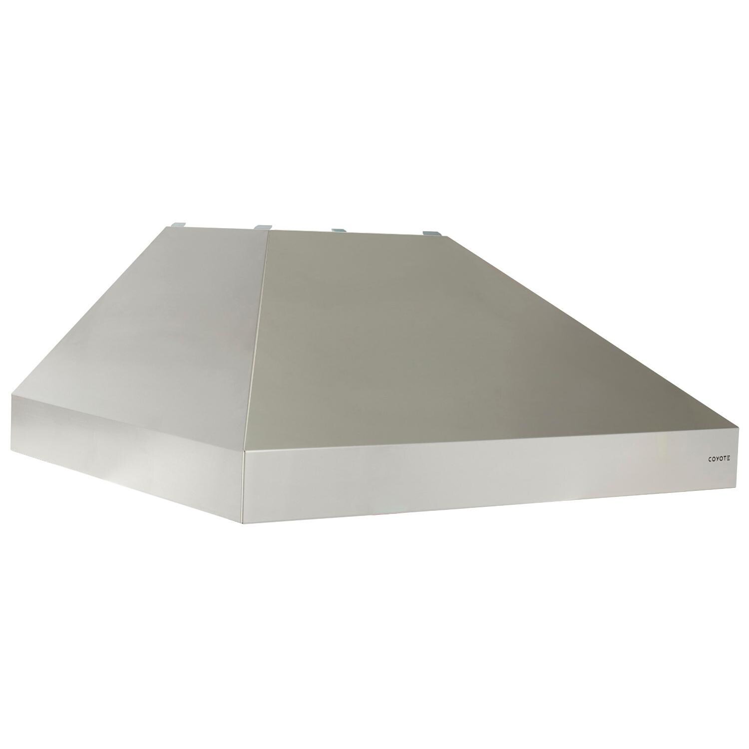 Coyote 36-Inch Stainless Steel Outdoor Vent Hood - Blower Not Included - C1HOOD36