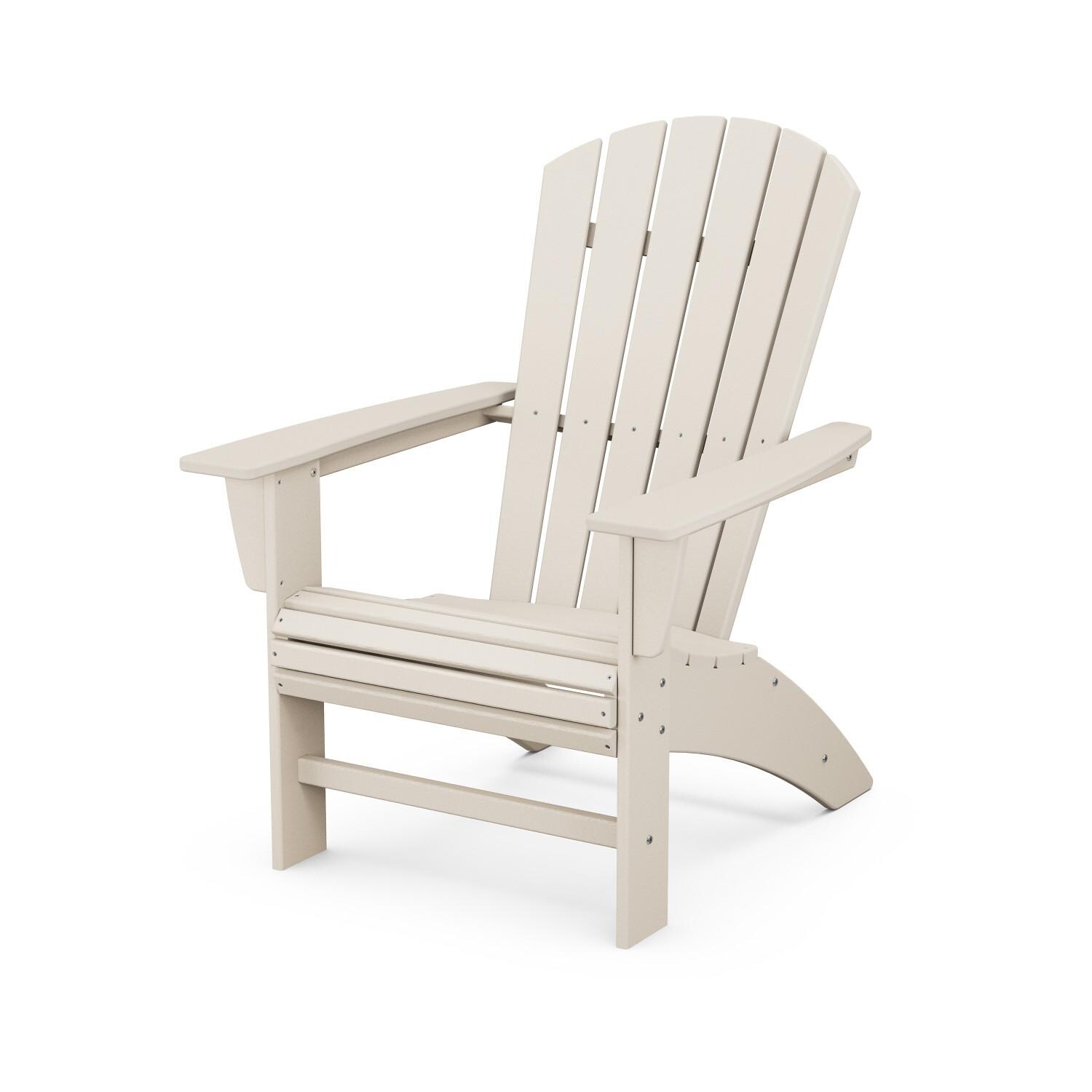 POLYWOOD PWS419-1-SA Nautical 3-Piece Curveback Adirondack Set - Curveback Adirondack Chair thumbnail