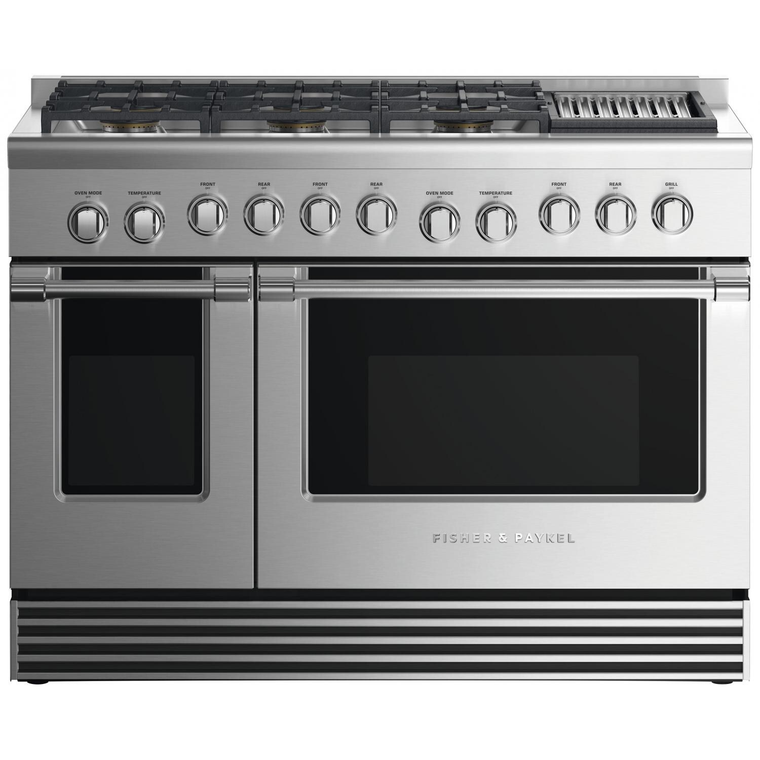 Fisher Paykel Professional (Formerly DCS) 48-Inch 6-Burner Dual-Fuel Natural Gas Range With Grill - RDV2-486GLN N