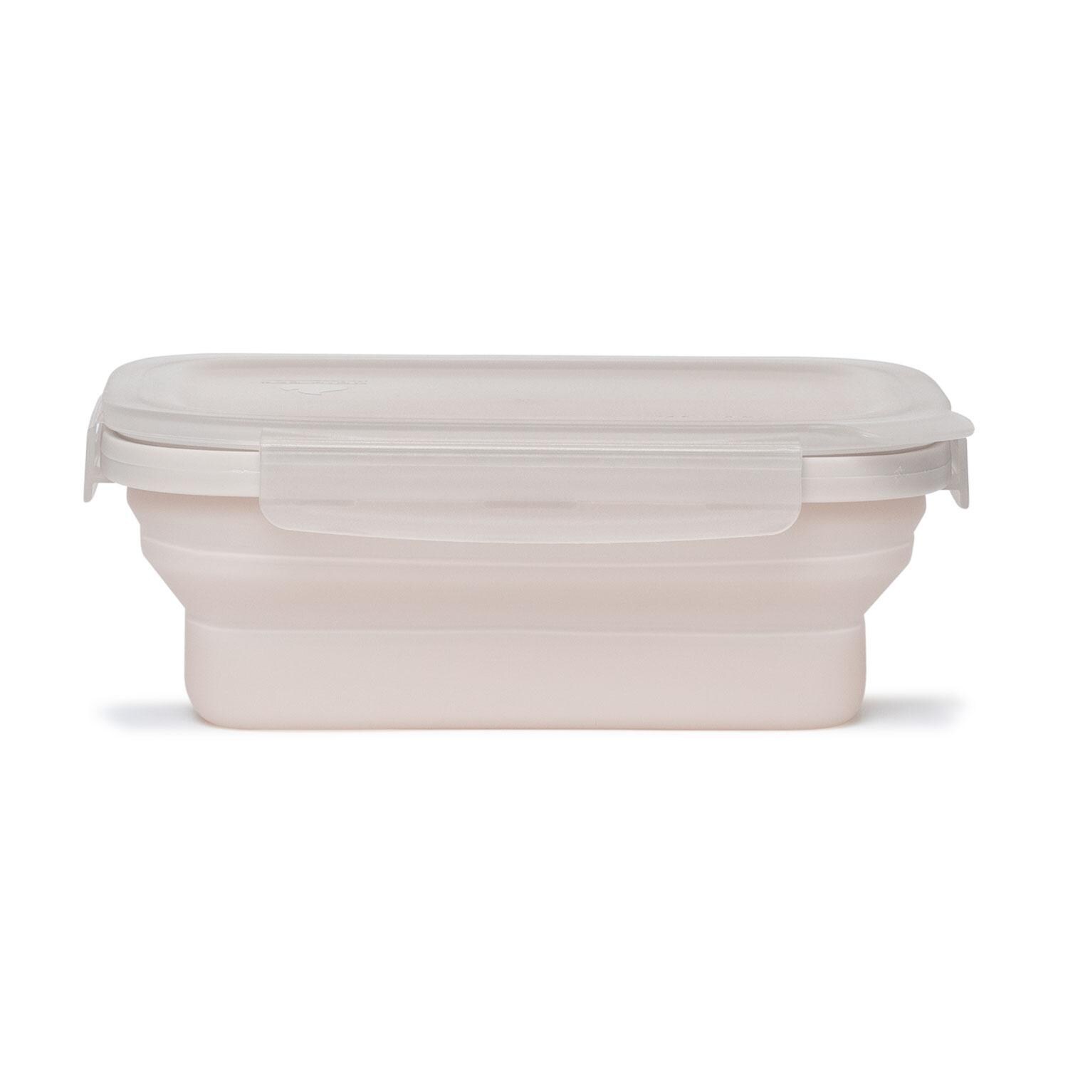 Drip EZ SCNDZ-3PK-1-SS Secondz Food Storage Prep Tub - Sandstone - Small Food Storage (Two Included) - White Background thumbnail