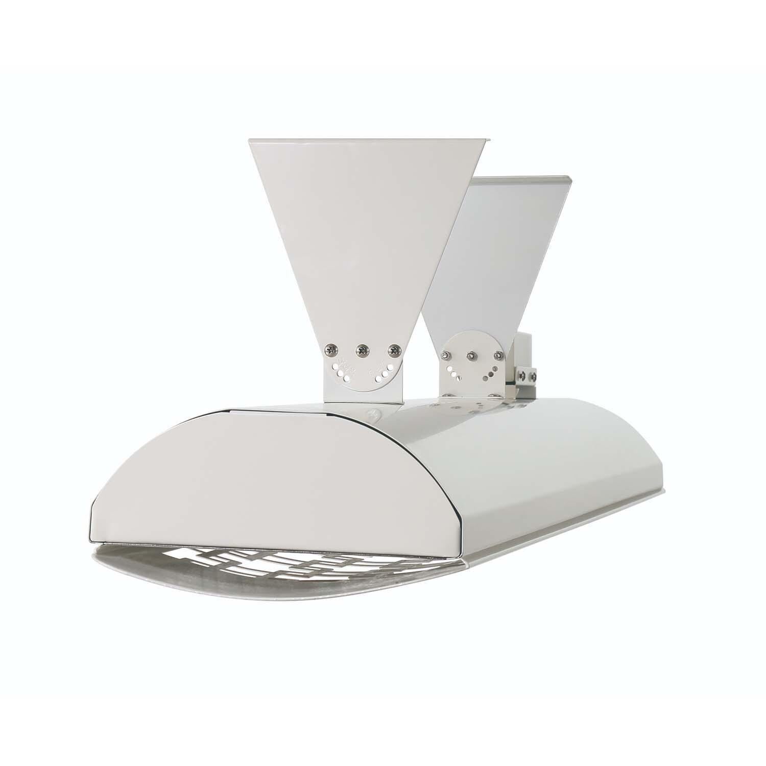 Eurofase EF40240W5 Brix Series 39-Inch 4000 Watt Dual Element 240V Electric Infrared Patio Heater - White - Ceiling Mount - White Background thumbnail