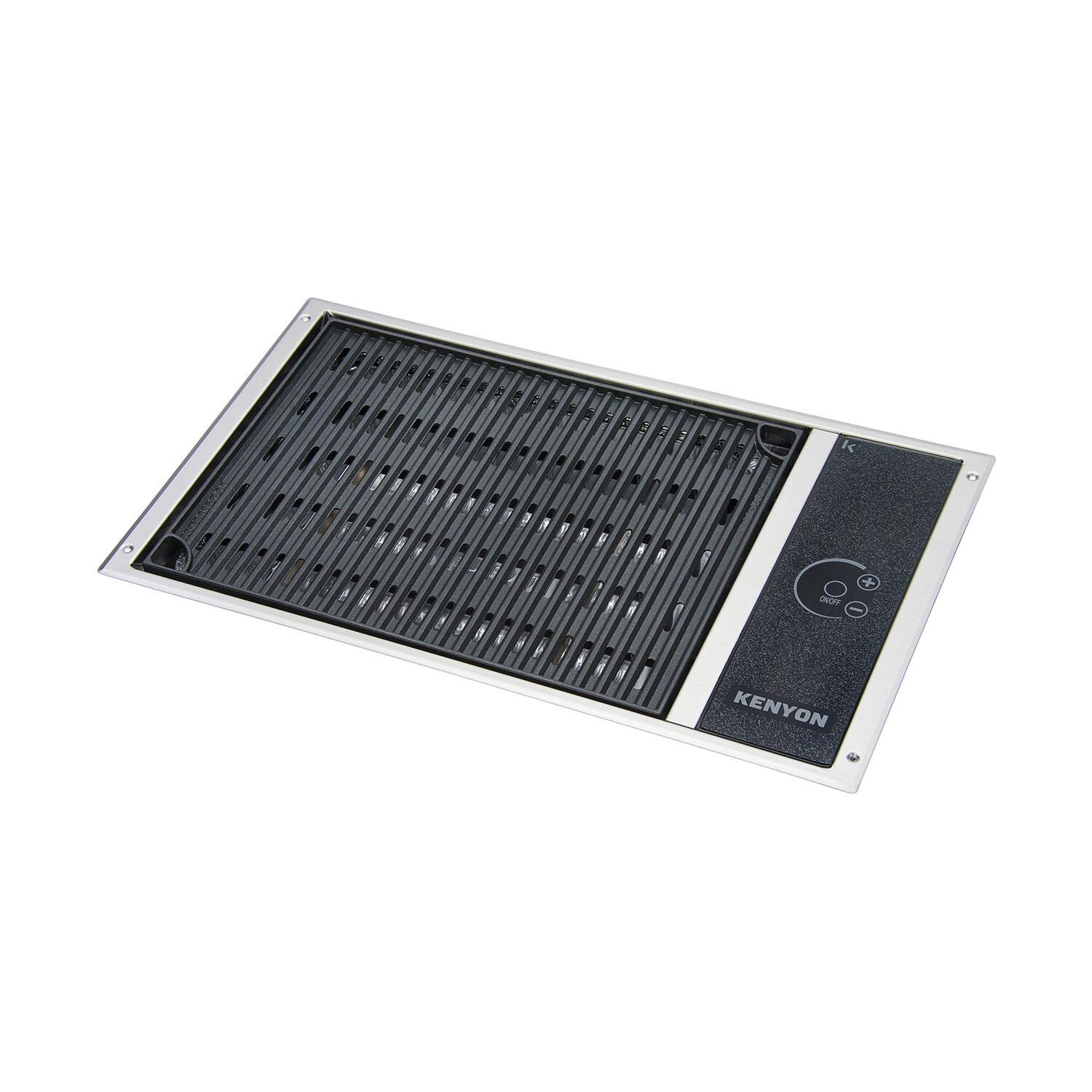 Kenyon One Zone Built-In 240V Electric Grill - W/ No Lid - Angled Left thumbnail