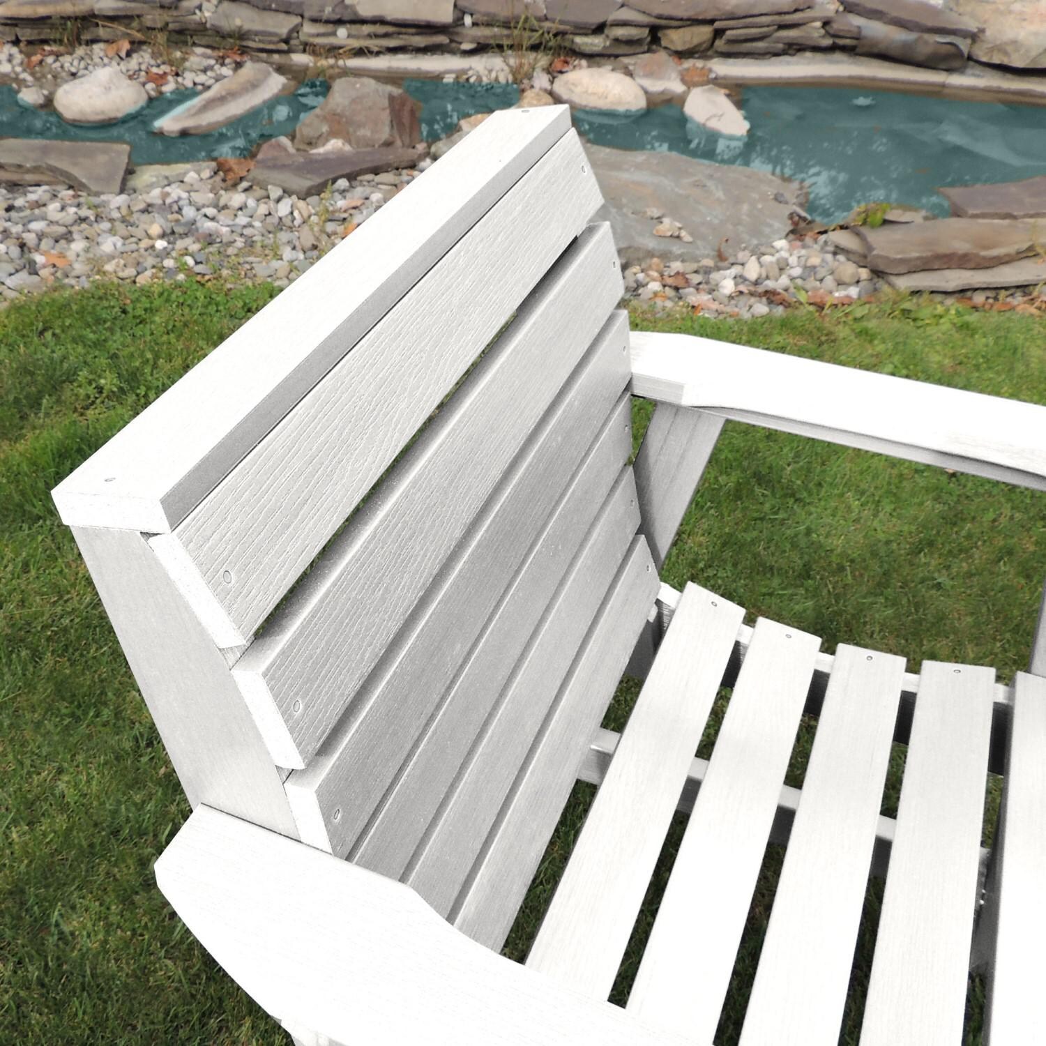 Lakeview Elm Pointe Garden Chair - White - Back thumbnail
