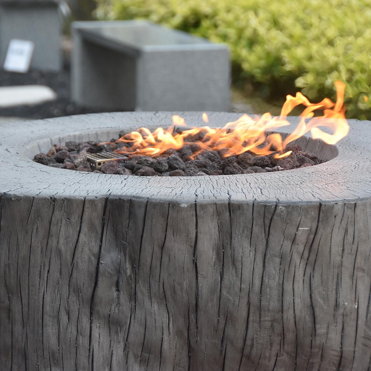 Lakeview Outdoor Designs SCOFG145CG-NG Camille Way 39-Inch Round Natural Gas Fire Pit Table - Table Close-Up thumbnail