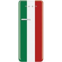 Smeg 50s Retro Style 9.22 Cu. Ft. Refrigerator / Freezer - Italian Flag - Right Hinge - FAB28UITR1 image