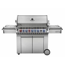 Napoleon Prestige Pro 665 Propane Gas Grill With Infrared Rear Burner And Infrared Side Burner - PRO665RSIBPSS-2 image