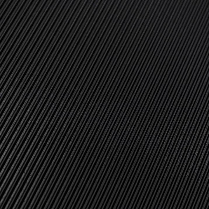 BBQGuys Signature BBQ-WLD-3777-36R 36-Inch Round Rubber BBQ Grill Mat - Ribbed Side Detail thumbnail