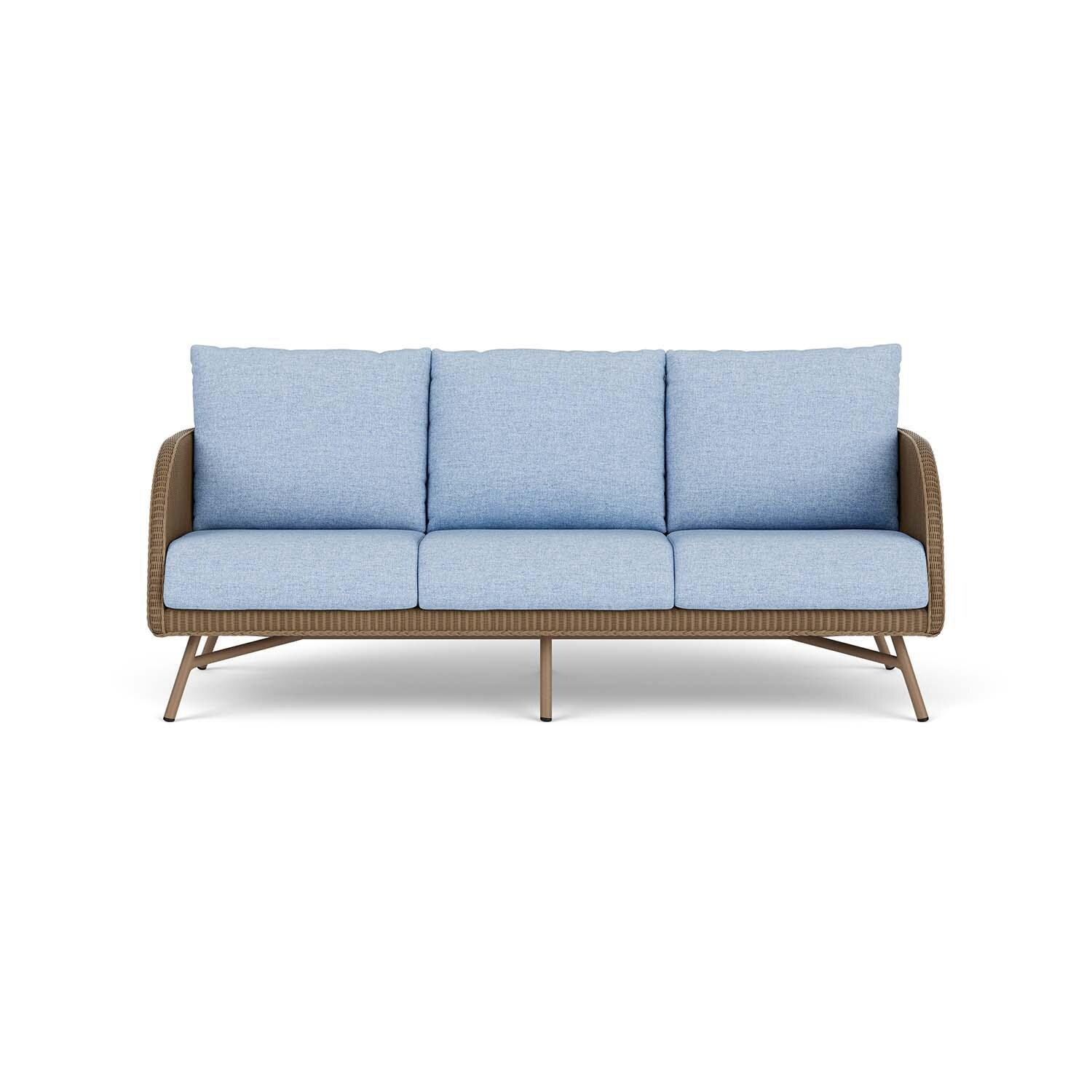 Essence Lloyd Loom Sofa in Fawn/Demo Skyway by Lloyd Flanders