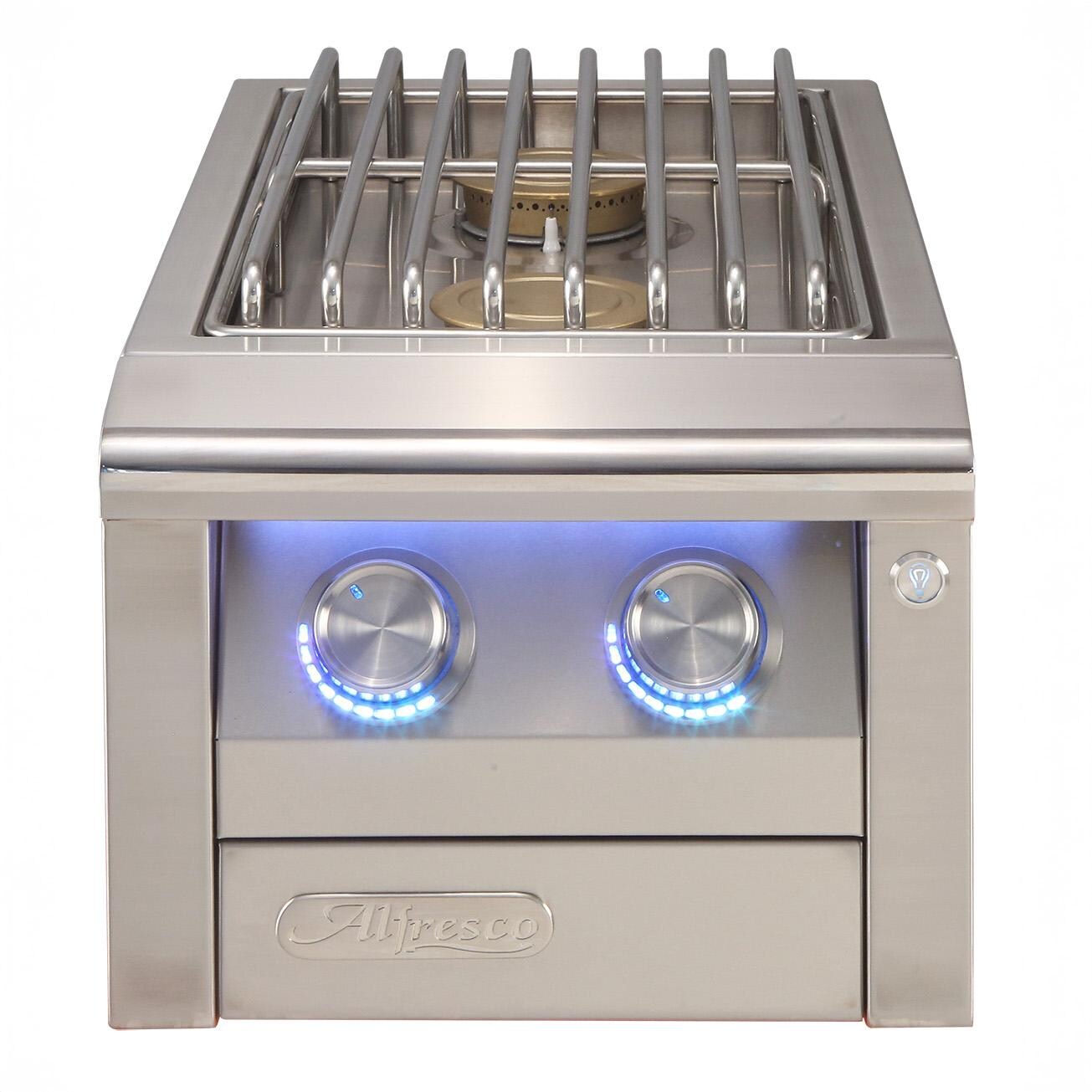 Alfresco AIPG Built-In Natural Gas Double Side Burner - AIPGSB-2-NG