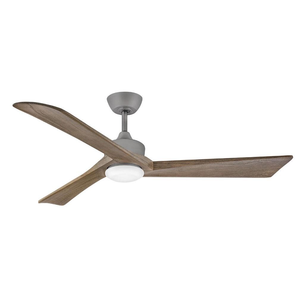 Hinkley Lighting Sculpt 60 Inch Indoor / Outdoor Ceiling Fan W/ LED Lighting - Graphite - 903660FGT-LDD