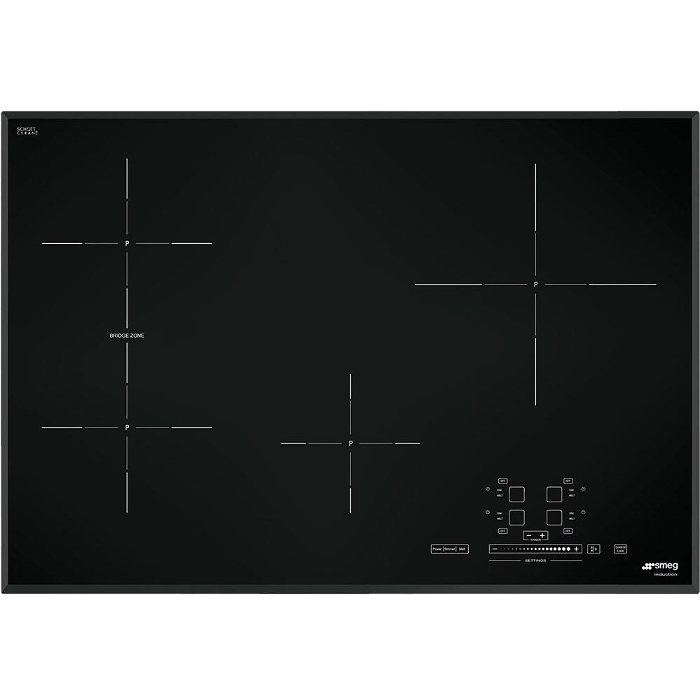 Smeg 30 3/4-Inch Drop-In 4-Burner Induction Cooktop - Black - SIMU530B