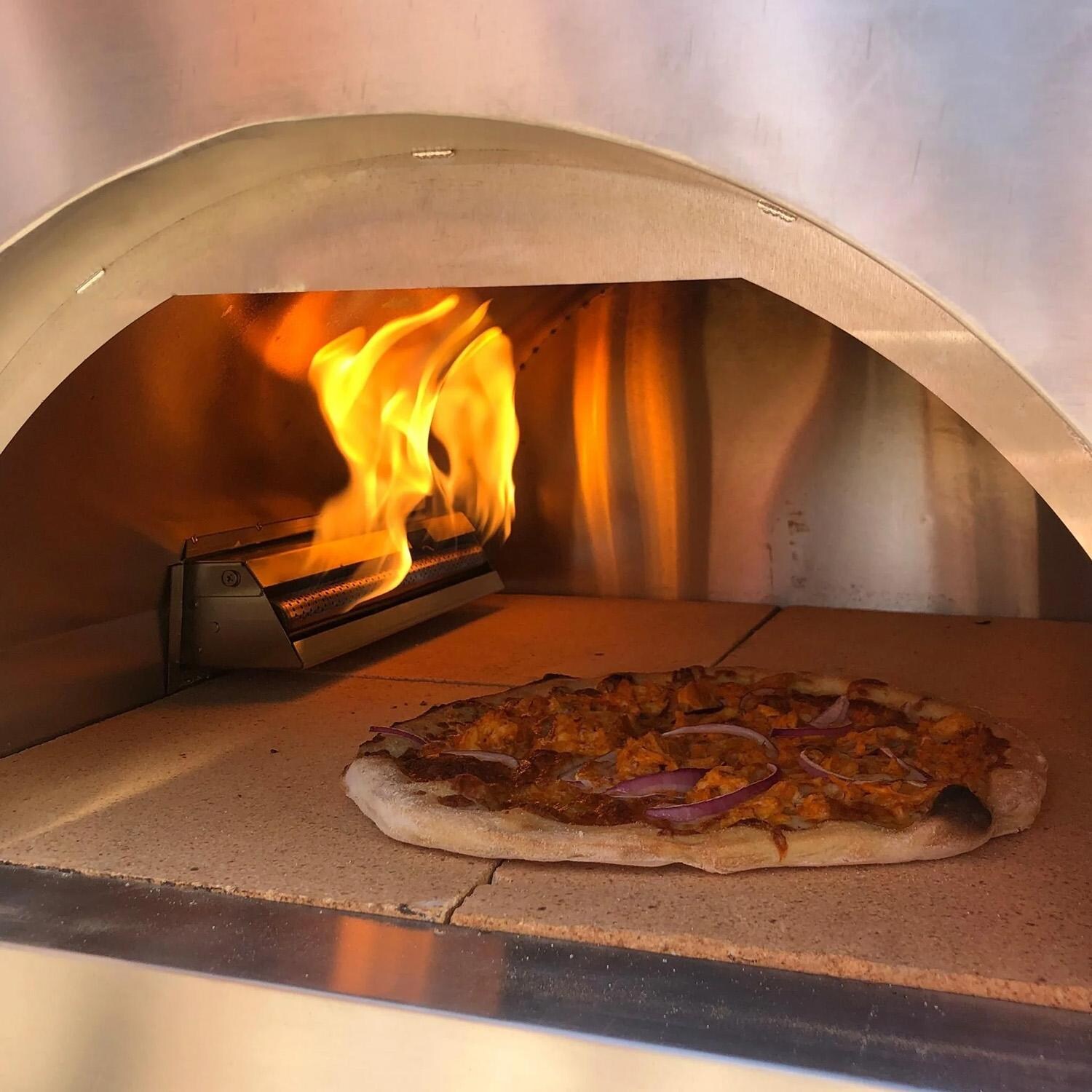 WPPO WKEA-04-GAS Complete Gas Burner for WKE-04 Ovens - Baking Pizza - Lifestyle thumbnail