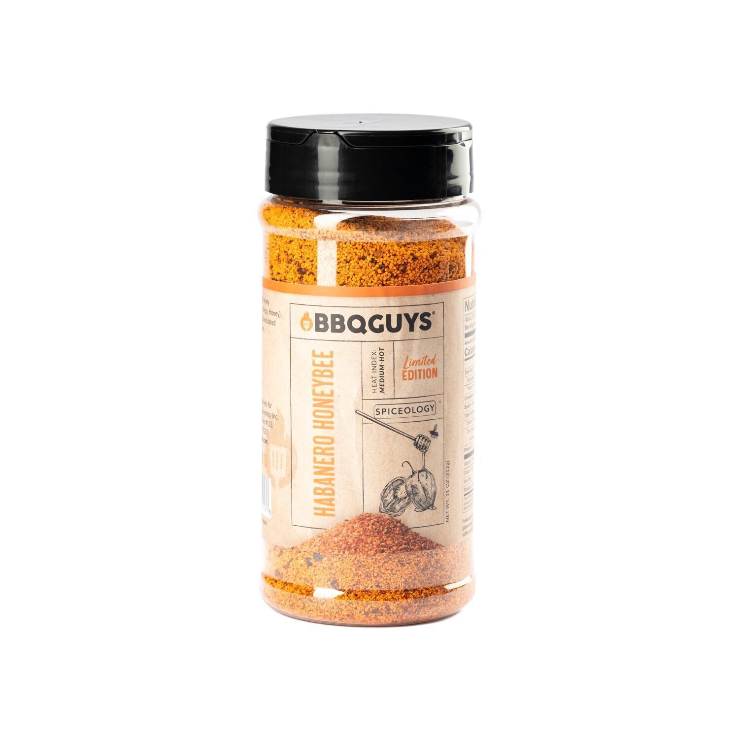 BBQGuys Signature x Spiceology BBQ-RB-HB-16 Habanero Honeybee Rub - 11 Oz. thumbnail
