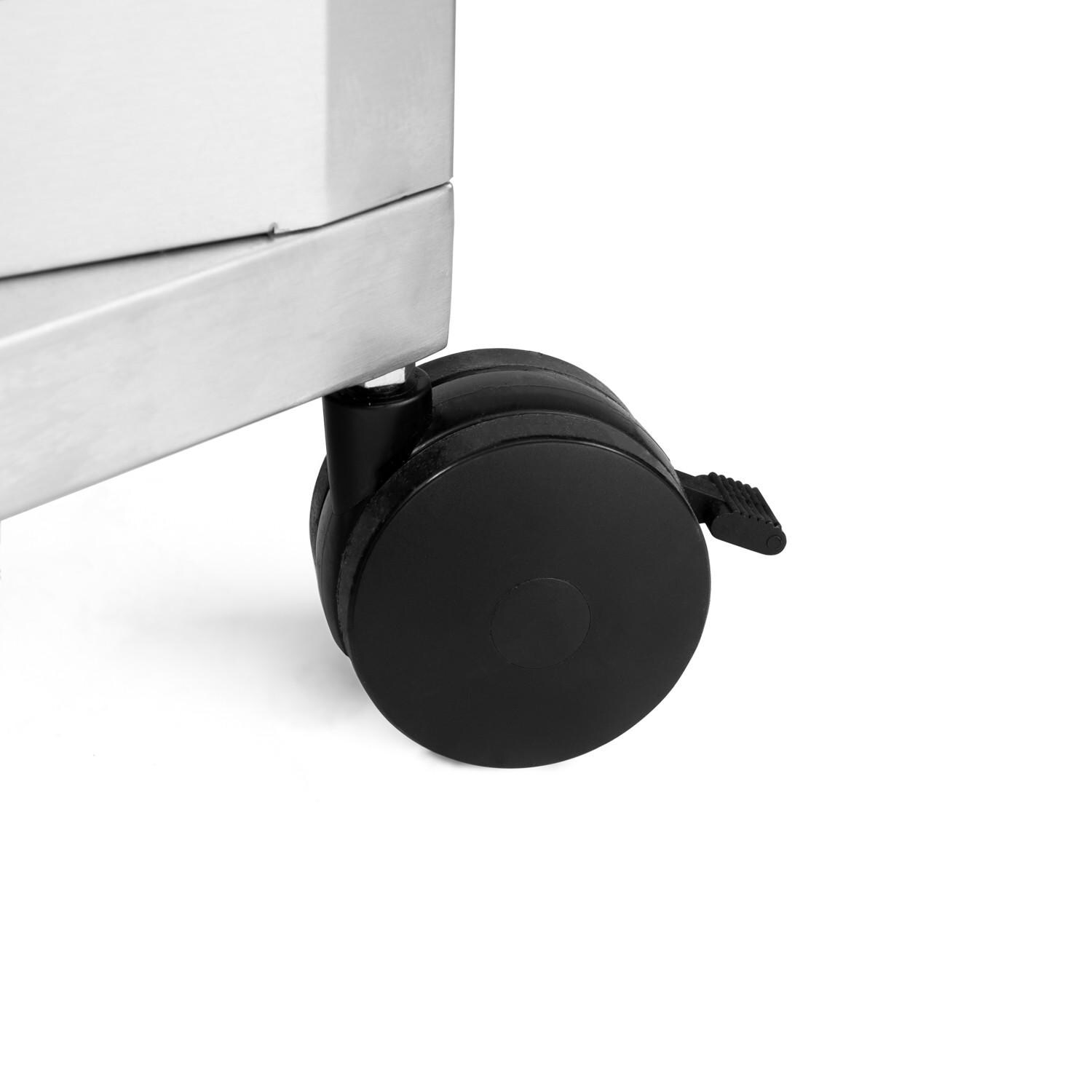 Victory - VCT-G4B-LP - 36-Inch 4-Burner Propane Gas Griddle - Locking Swivel Caster thumbnail