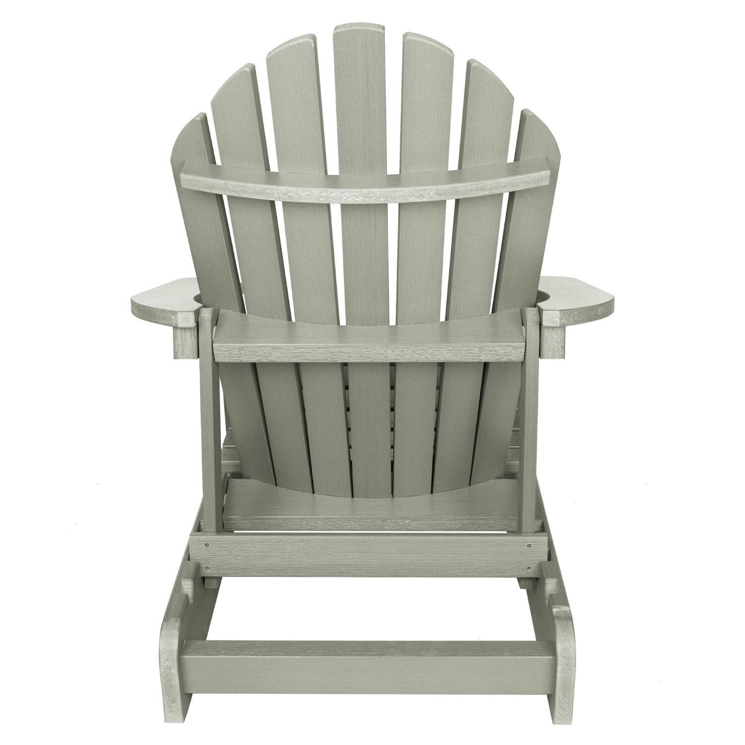 Lakeview Dream Bay Folding & Reclining Adirondack Chair - Eucalyptus - Headrest thumbnail