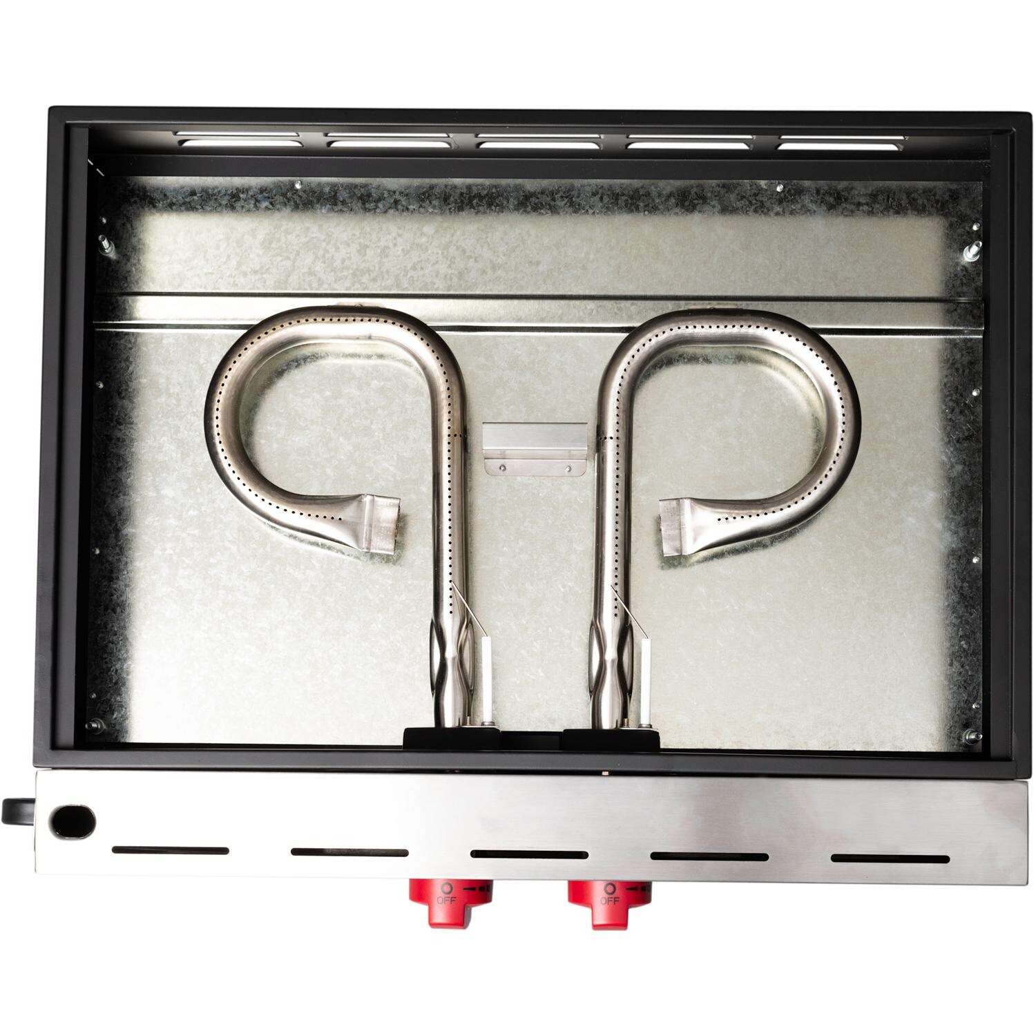 Camp Chef FTG400 VersaTop 2X Two Burner Portable Flat Top Propane Gas Grill - Grill Interior thumbnail