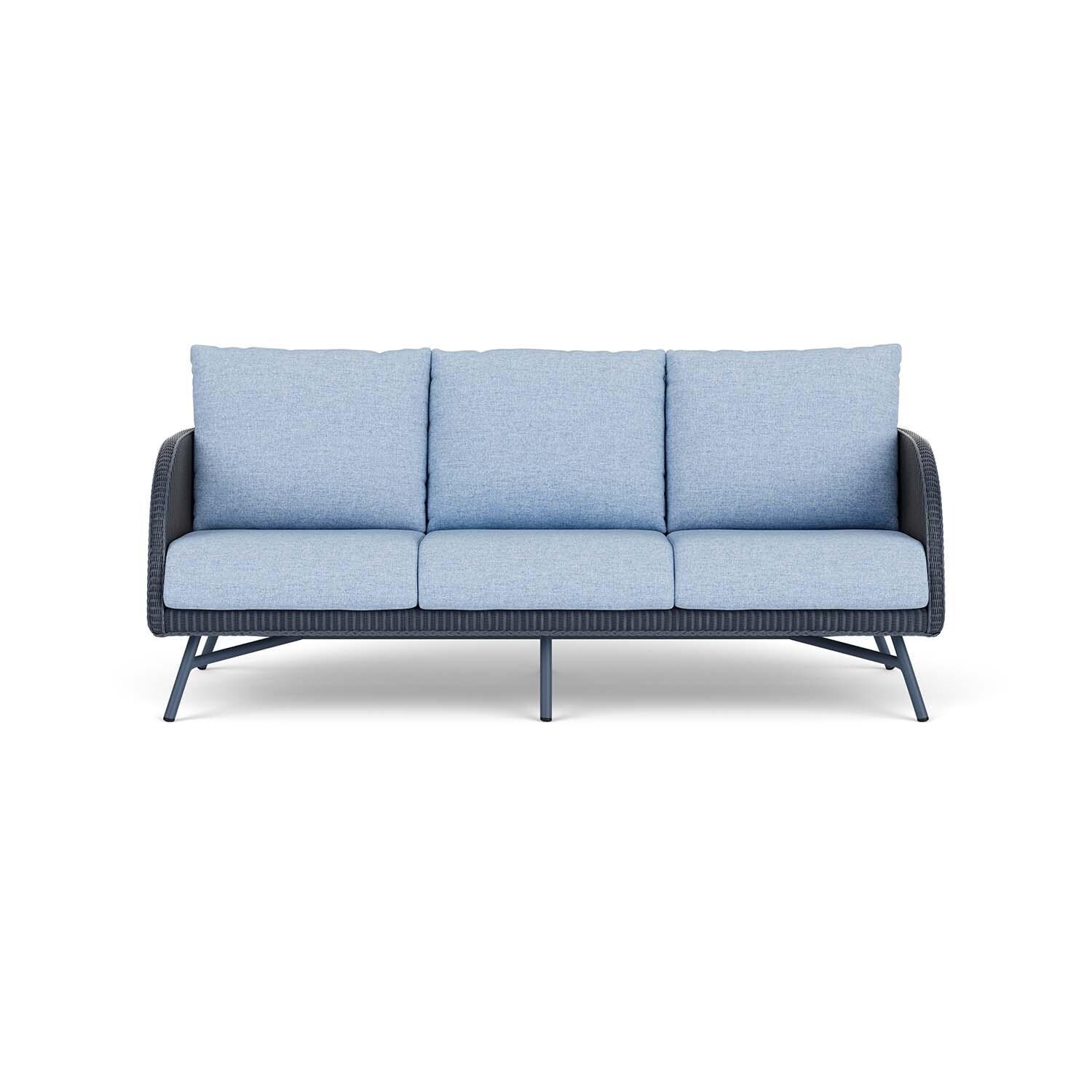 Essence Lloyd Loom Sofa in Denim Blue/Demo Skyway by Lloyd Flanders