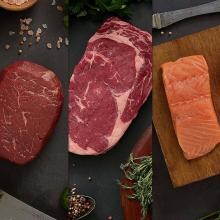 Sustainably Raised Salmon & ABF Black Angus Steak - The Salmon & Steak Package by Rastellis