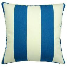 Sunbrella Cabana Regatta Outdoor Throw Pillow W/ Piping By Lava Pillows - 18 X 18 image