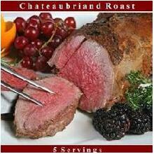 Premium Angus Beef - 1 (2 Lb.) Chateaubriand Tenderloin Roast By Chicago Steak Company image