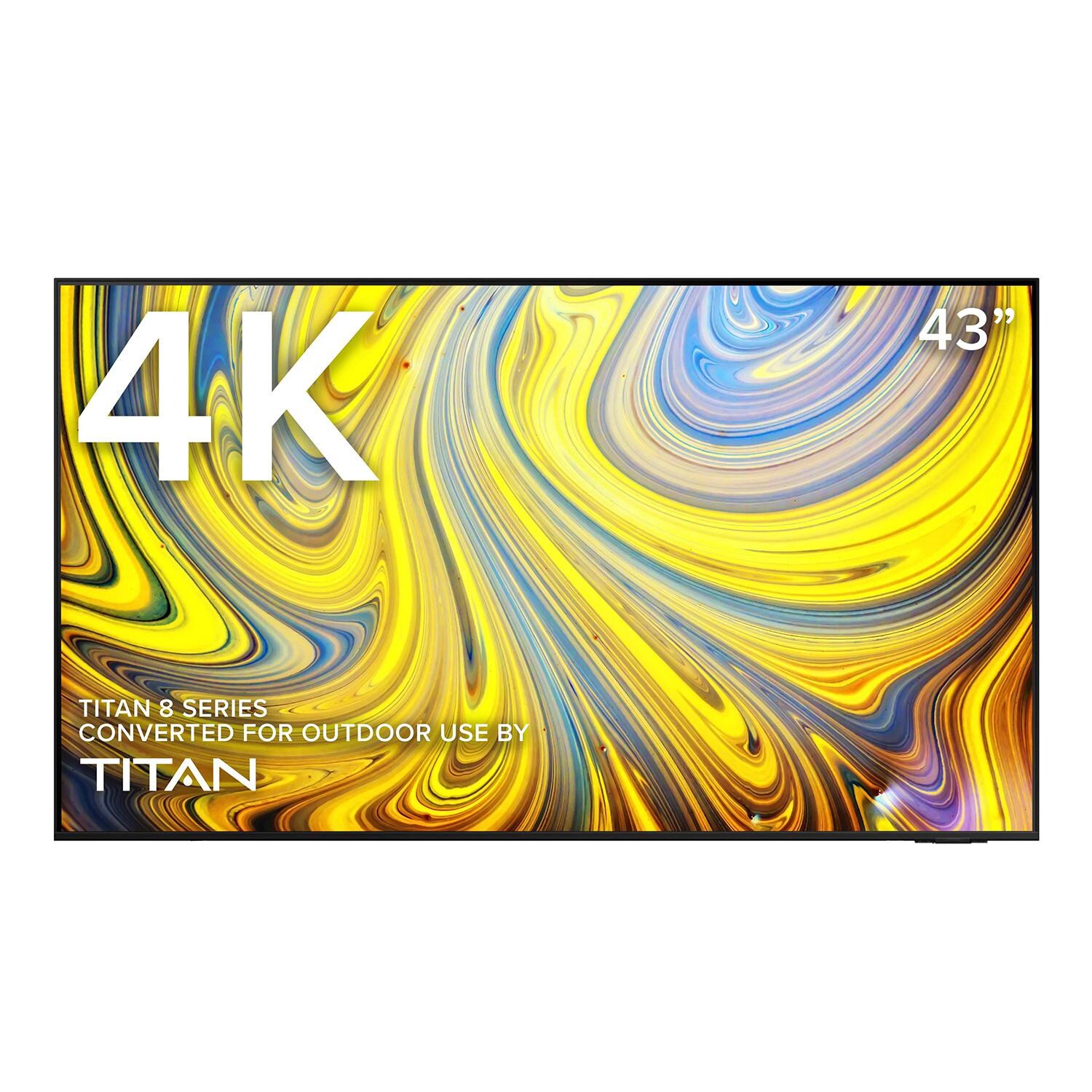 Titan 8 Series 43 Inch Full Sun 4K UHD Outdoor TV - SS-A80-043