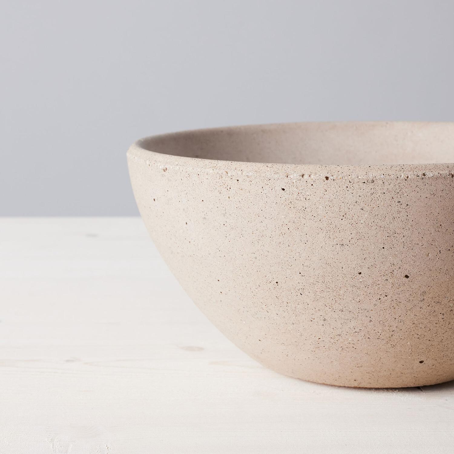 TerraFlame Basin Table Top Fire Bowl - Sand - Detail thumbnail