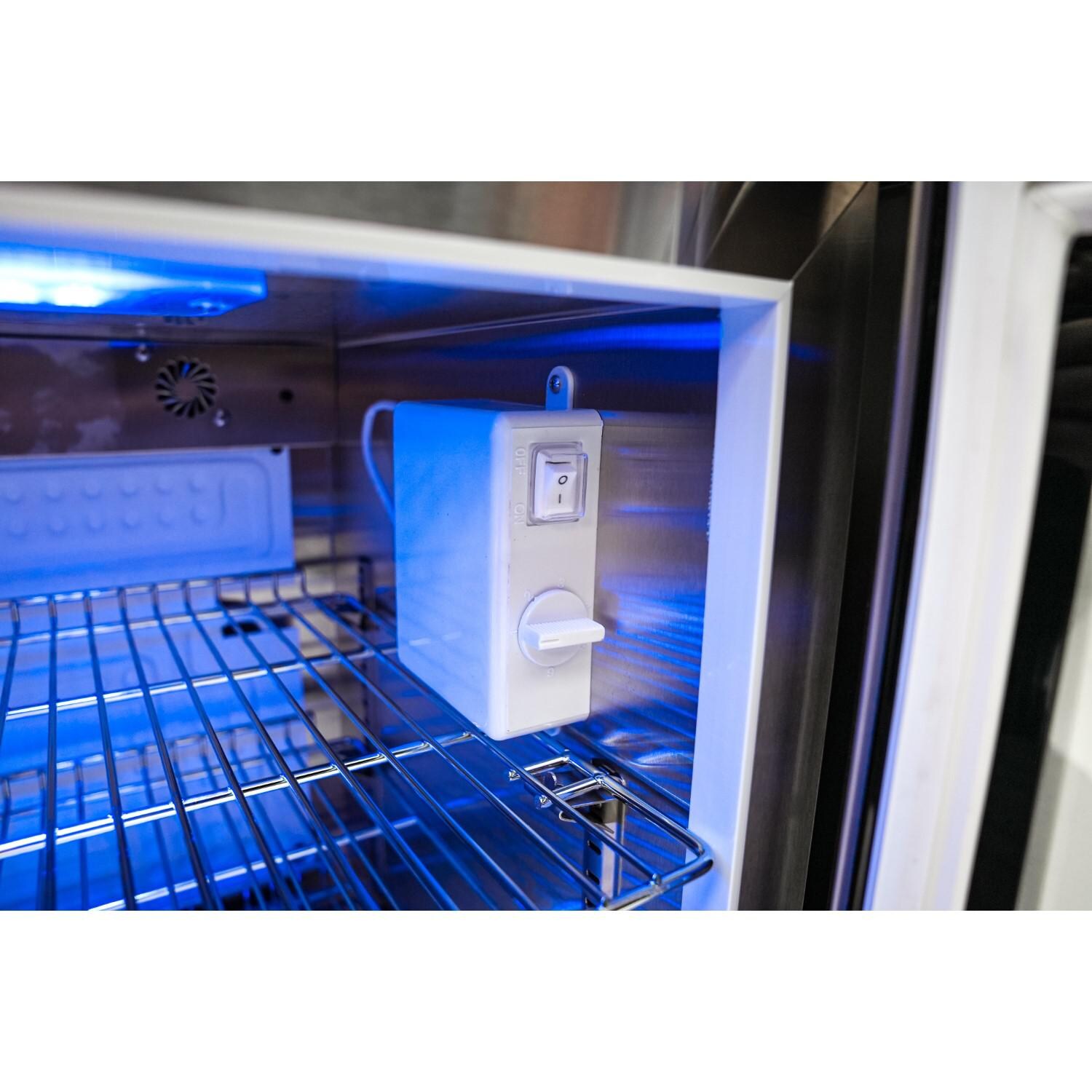 Mont Alpi - MASFM-BSS - Black Stainless Steel 2.6 Cu. Ft. Outdoor Rated Refrigerator Cabinet Module - Control Box thumbnail