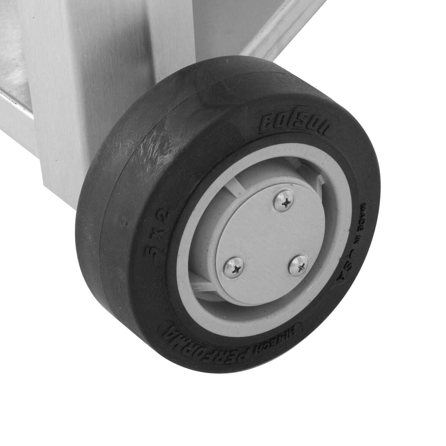 Evo Professional Classic Wheeled Cart Flattop Gas Grill - Wheel thumbnail