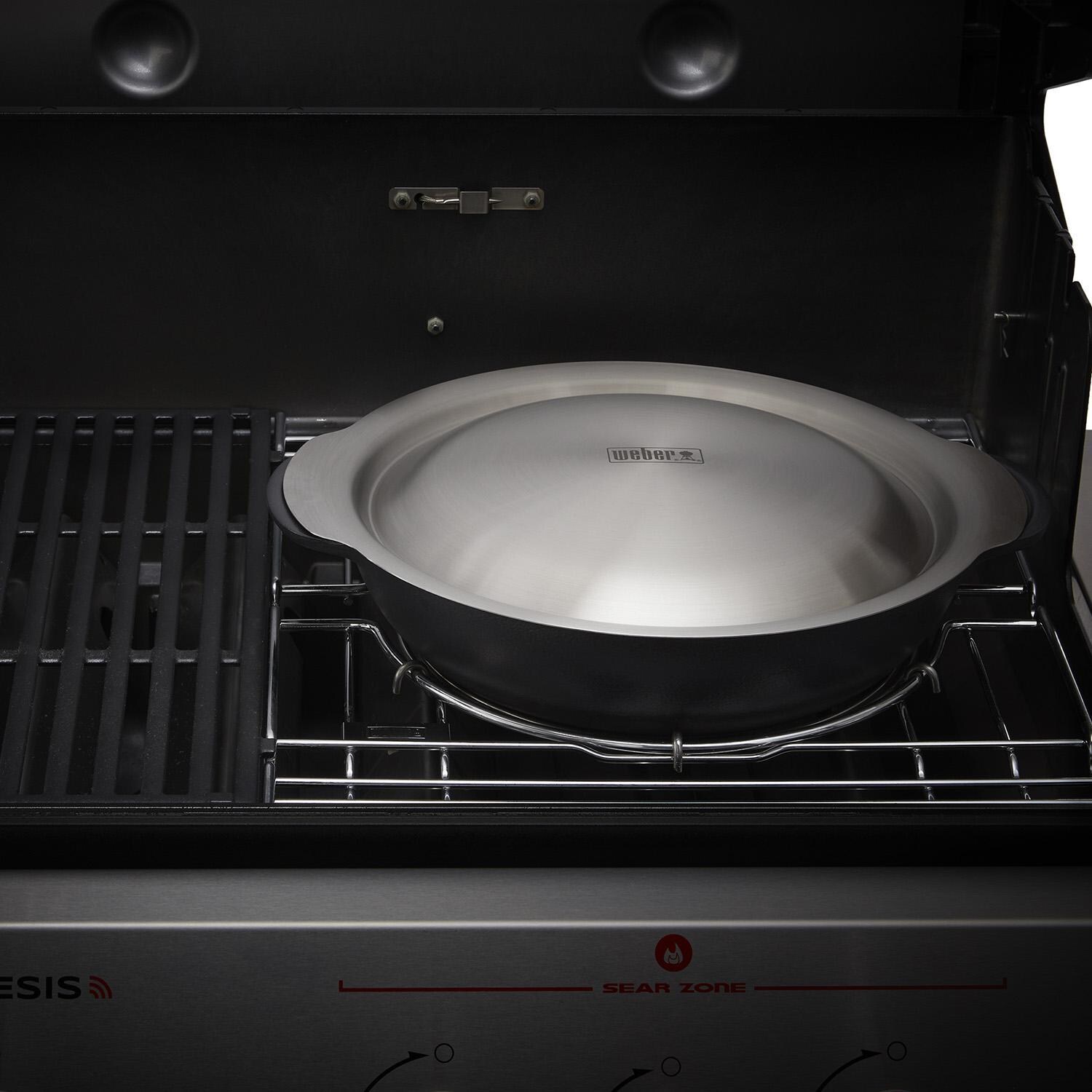 Weber 7677 CRAFTED Frame Kit For Genesis Gas Grills - Wok & Steamer Installed (Accessory Not Included) - Lifestyle thumbnail